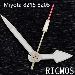 Silver/Yellow Watch Hands for Movement Replacement Parts (Miyota Silver)