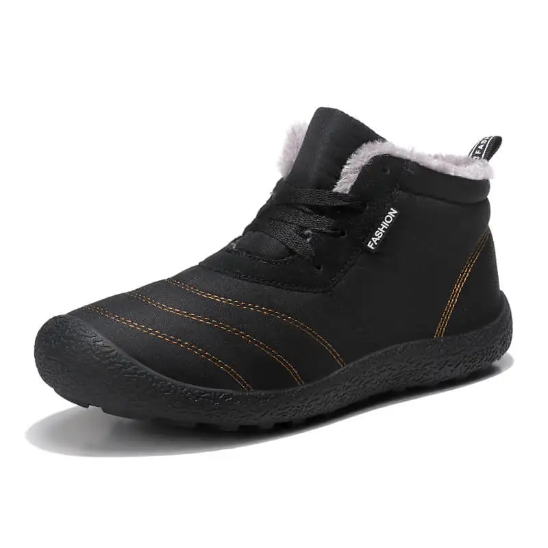 

Women Snow Boots Waterproof Slip-on Winter Ankle Boots Female Solid Casual Shoes Woman Warm Plush Botas Mujer