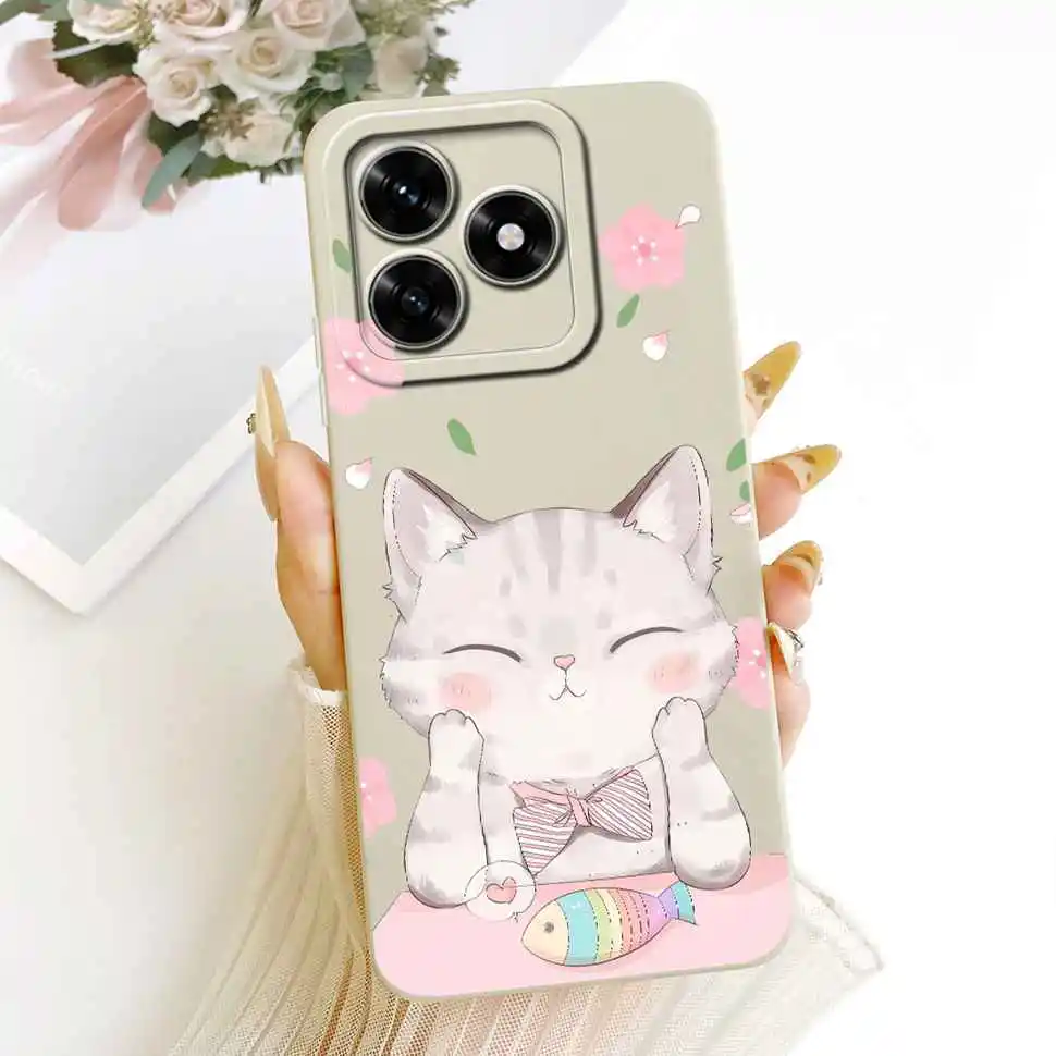Cute Rabbit Cartoon Silicone Phone Case, Soft Protective Cover