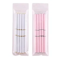 Dual-ended Nail Brush Acrylic Nail Art Brushes Professional Gel Nail Polish Liner Flower Painting Drawing Manicure Tools 1
