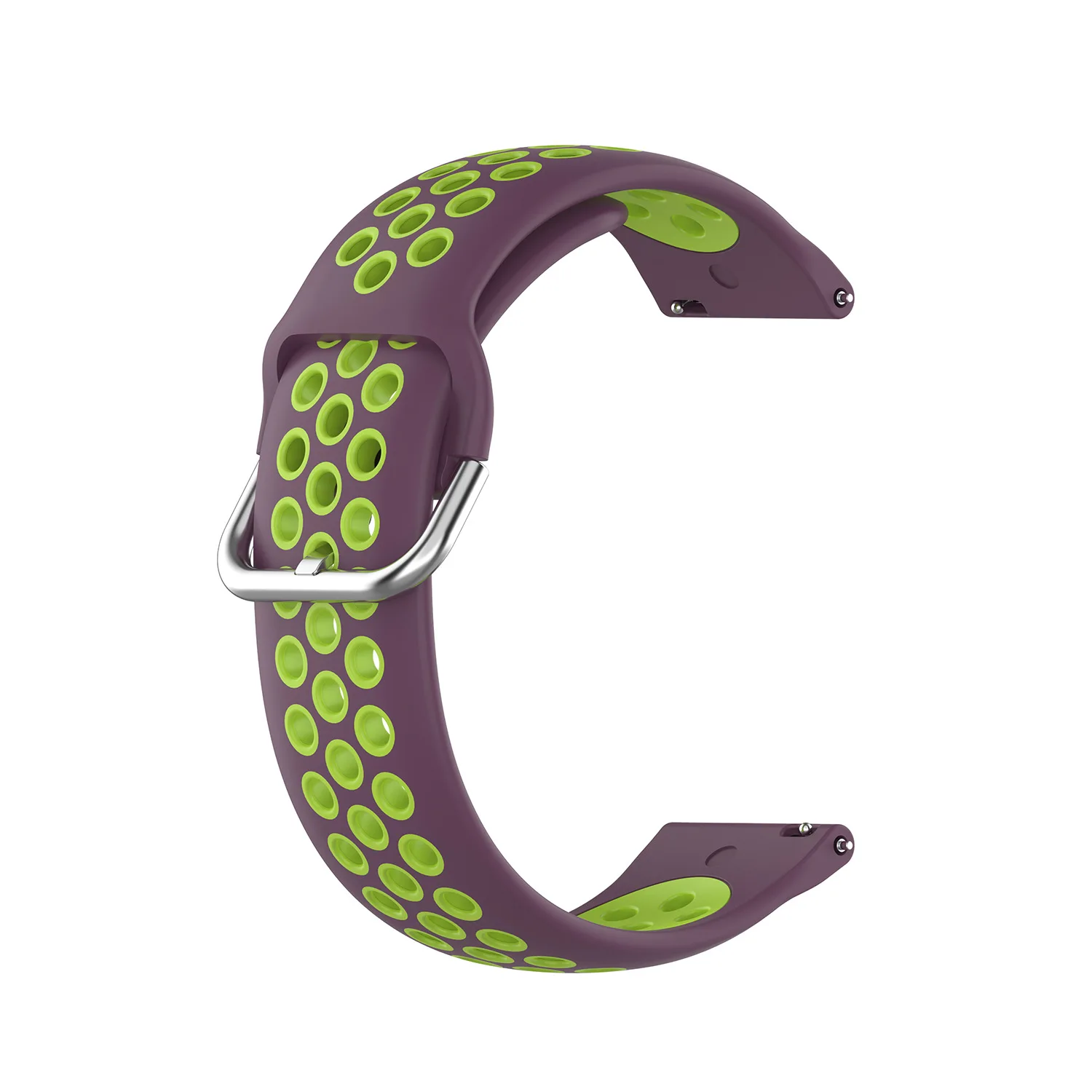 Versatile Silicone Sports Band - 20mm/22mm Strap