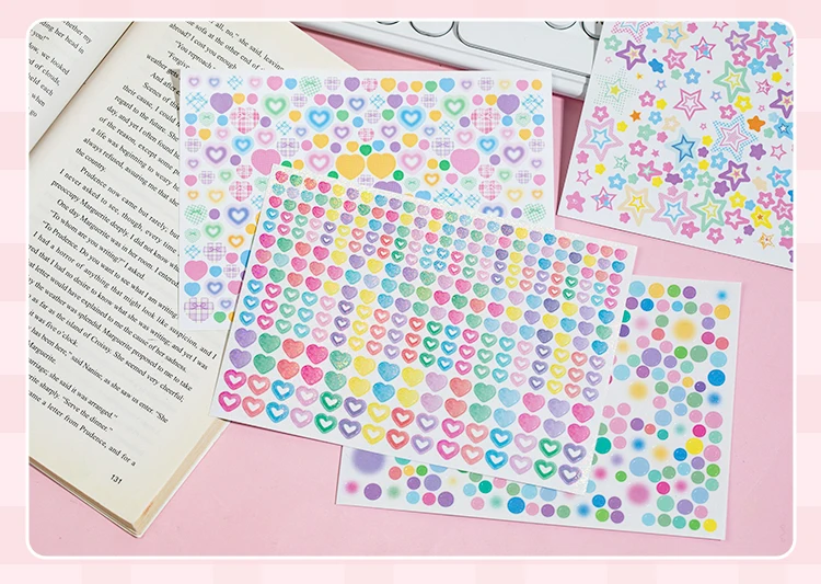 Frosted Cartoon Handbuch Aufkleber Buch DIY Planer Dekoratives wasserdichtes Material Journal Koreanisches Briefpapier Schulbedarf – Detail 13