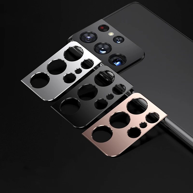 For Samsung S22 S21 S20 Ultra Plus Metal Lens Glass Film Camera Protector Note 20 Ultra S21+ S22