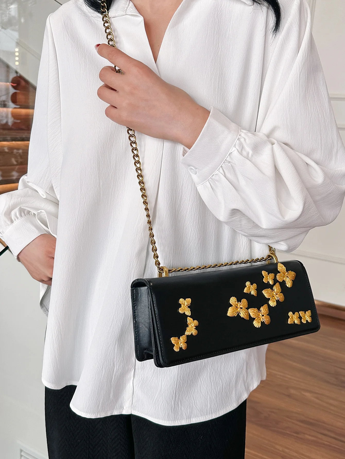 

Женская сумка-Кроссбоди на одно плечо с бантом Новинка весна-осень корейская мода однотонная универсальная модная маленькая квадратная сумка с цепочкой