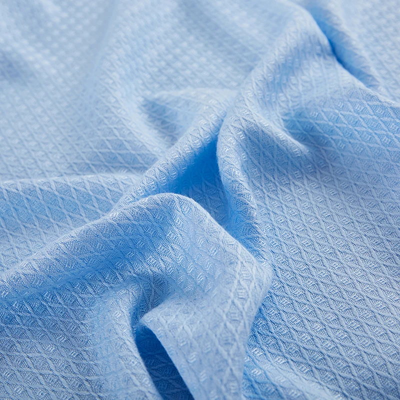 100% Bamboo Fiber Air Condition Quilt Thin Diamond Grid Lightweight Breathable Summer Blanket Soft Skin-friendly Summer Duvet 6