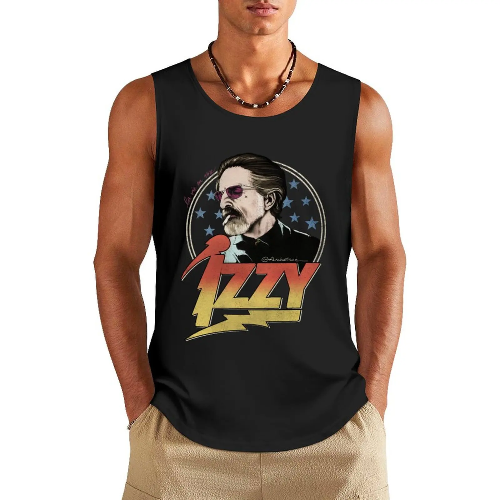 

Майка Izzy, мужская спортивная одежда для спортзала, Мужская футболка