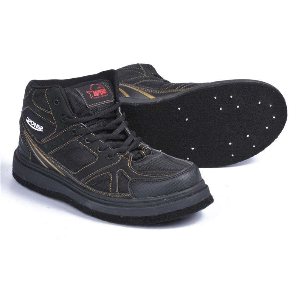 Fly Fishing Shoes New Upstream Boots Felt Sole With Nails Professional Waders Climbing Hiking Farm Skid-proof Sneakers Boot