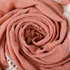 Cotton Muslin Swaddle Blankets for Newborn Baby Tassel Receiving Blanket Solid Swaddle Wrap Infant Soft Sleeping Quilt Bed Cover 5