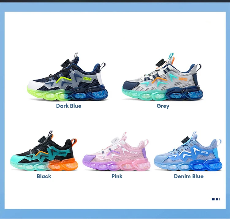 Description Picture 5 of itemKids' Casual Shoes Lightweight Breathable Sports Sneakers for Boys & Girls Comfortable Running Playing Toddler Shoes