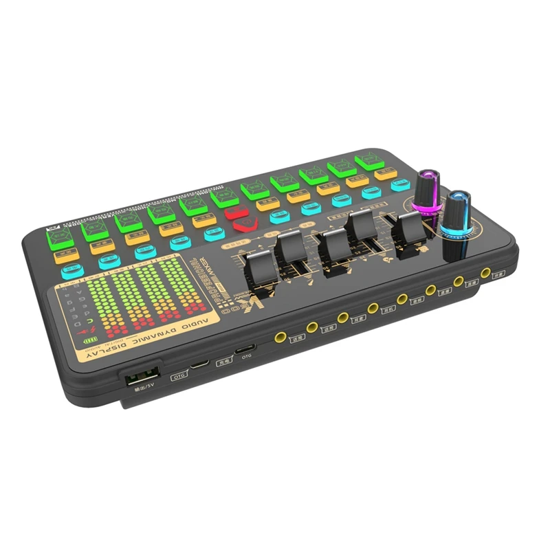 1 Piece K500 Sound Effects Board ABS Microphone Voice Changer Sound Card For Phone/Computer