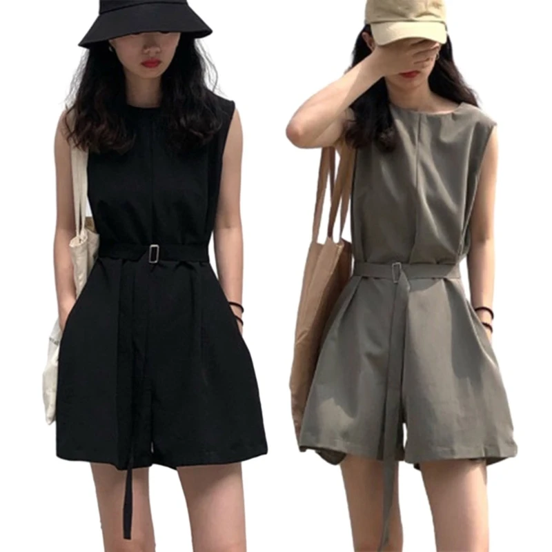 

Women's Sexy Neck High Waist Rompers Short Jumpsuits One Pieced Outfits Drop Shipping
