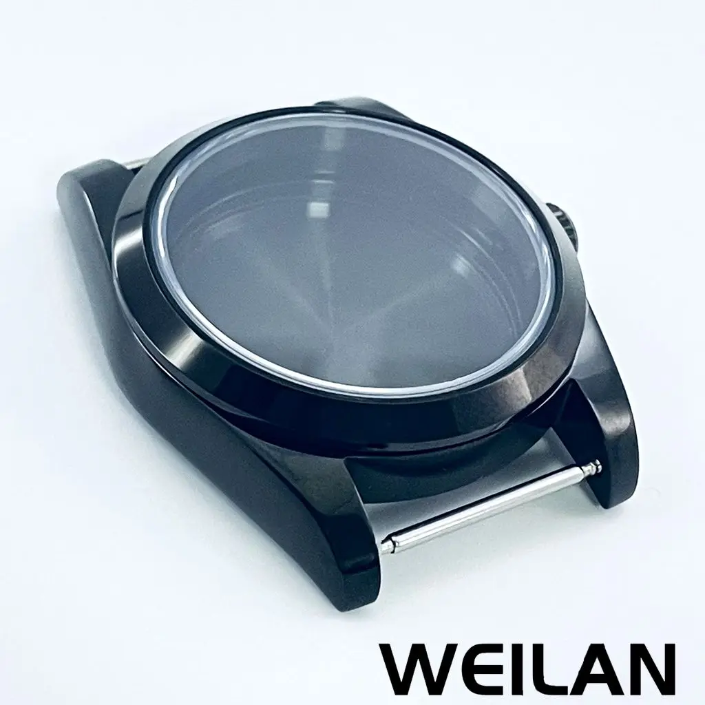 Rose Gold and Silvery Waterproof Watch Case with Sapphire Crystal