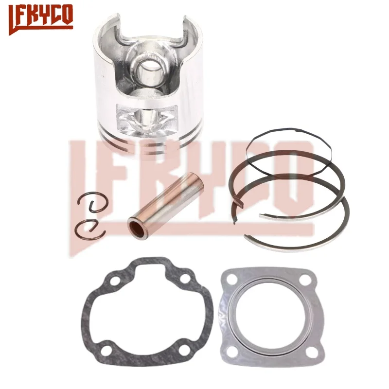 High-Performance 41mm 2-Stroke Piston Kit with 10mm Pin & Rings for Motorcycles and Scooters