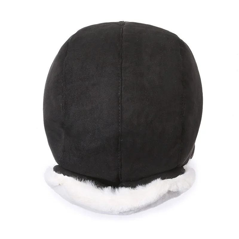Thermal Winter Caps Winter Thickened Fleece Outdoor Cold Protection Hat Ear Protection Thickened Windproof Cycling Cotton Hat
