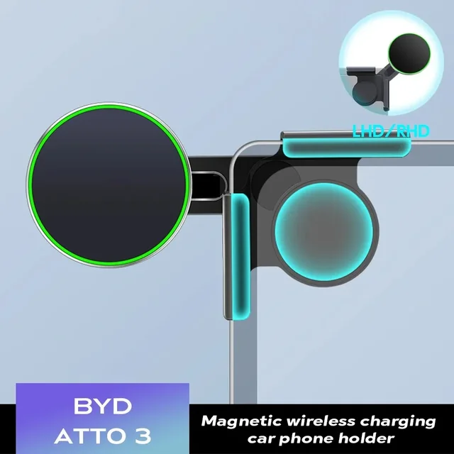 for BYD Atto 3 HAN TANG Seal Car Phone Holder Mount Adjustable Magnetic Phone Holder Car Screen Side Phone Support Frame