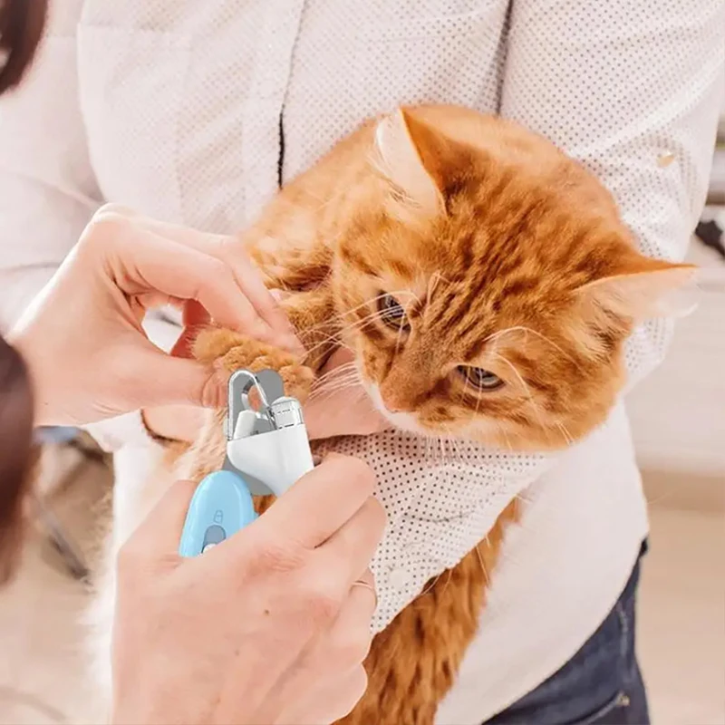 Professional Pet Nail Clippers Cat Nail Trimmer Labor-Saving Pet Claw Grooming Scissors for Dogs Small Animals Paw Nail Trimmer 2
