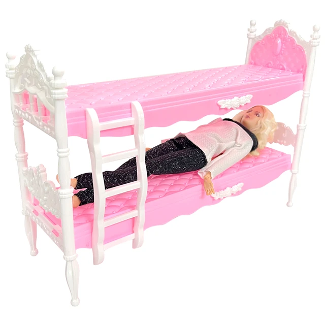 Mix Doll Pretend Play Toy Baby Bed Princess Chair Doll Furniture Cart for Barbie  Accessories For Kelly Dollhouse Fashion Toy JJ