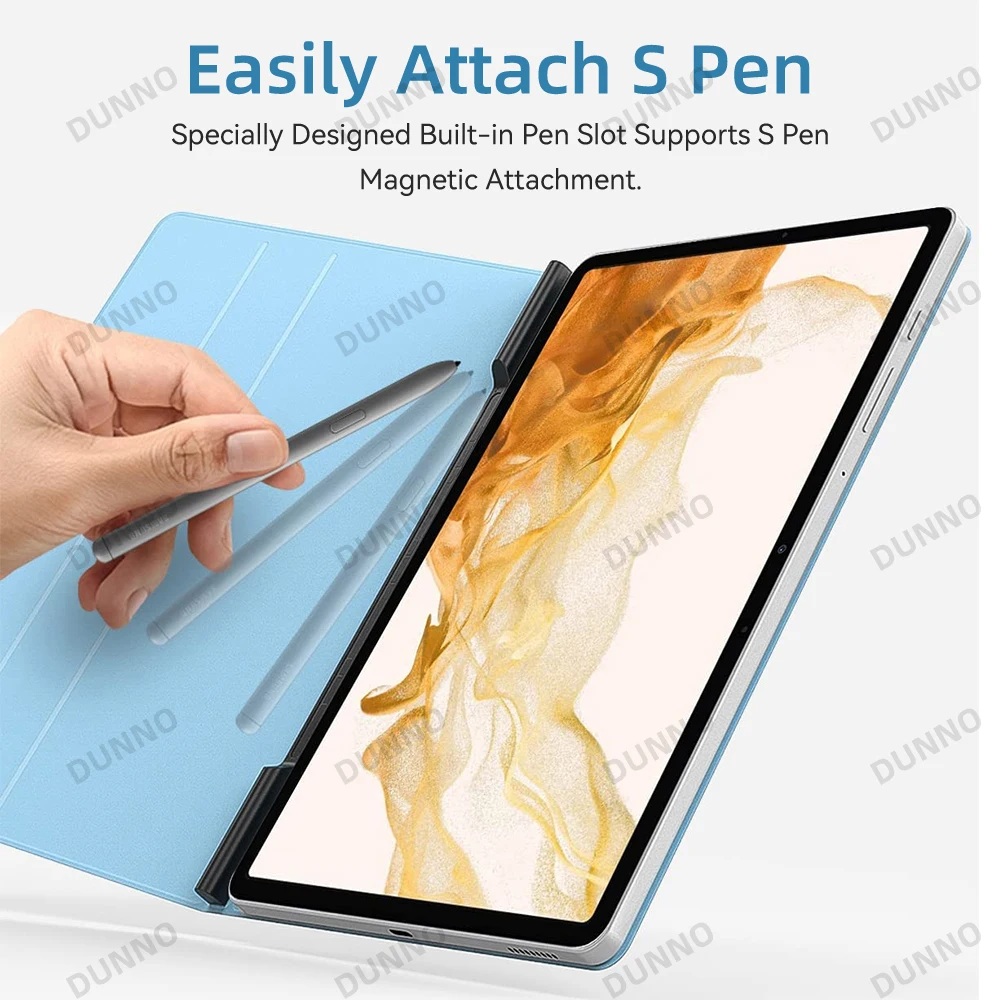 Capa Magnética para Samsung Smart Tablet Cover Samsung s9 s8 Ultra Galaxy Tab s6 Lite 10.4in s7 s8 s9 11in s7 s8 s9 Plus - Imagem 5