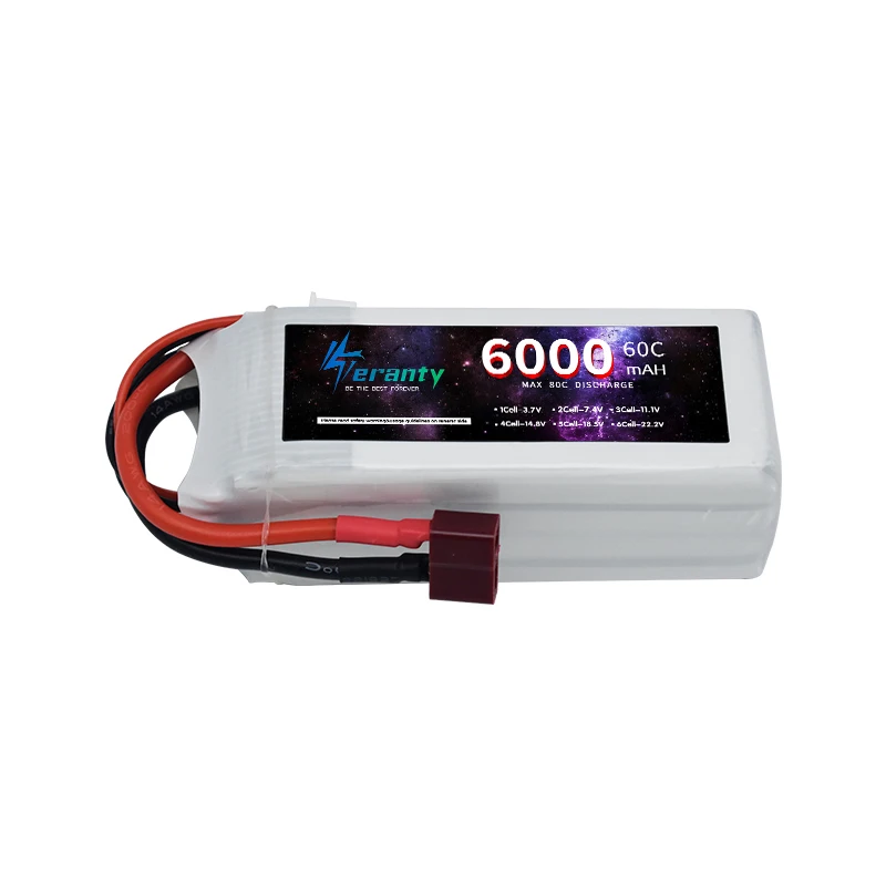 6000mAh Lipo 14.8V Battery 4S 60C With Deans T/XT60/TRX/EC5 Connector For RC Airplanes Helicopters Car Boat Truck Parts lithium replacement battery