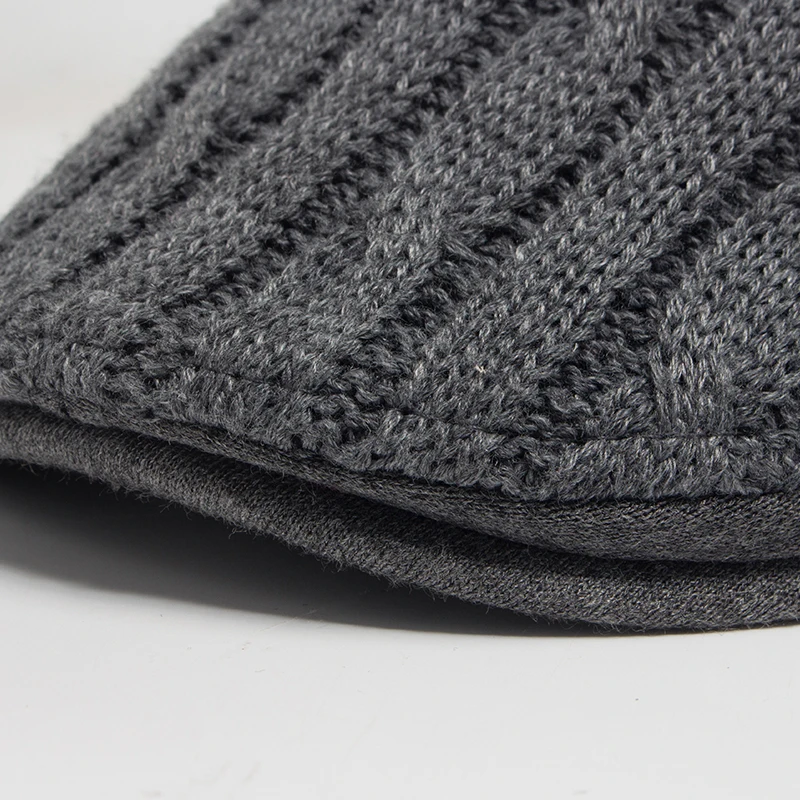 Beret Hat New Men Woman Beret Autumn Winter Knitted Berets Newsboy Cap Casual Hat