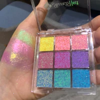 Sheeneffect Chameleon Chrome Eyeshadow Palette 9 Colors High End makeup Cosmetics 2