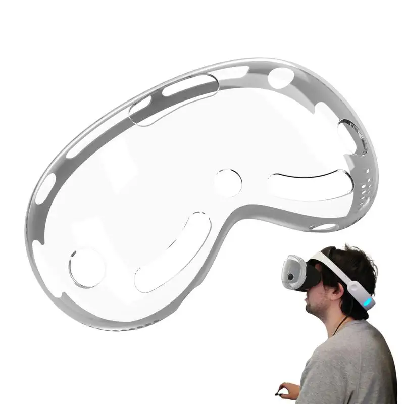 Vr Headset Head Face Cover Tpu Pc Screen Shell Case Eye Cover Accessori Per Cuffie Vr Antigraffio