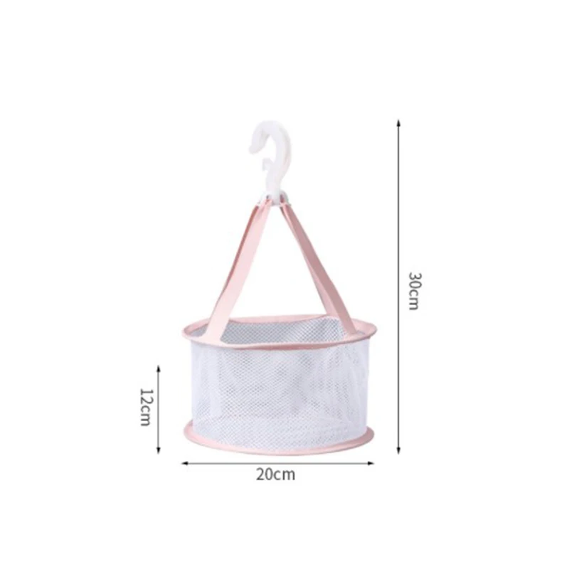 Clothes Drying Net Mini Underwear Socks Hanging Basket Dustproof Windproof Cosmetic Sponge Puff Brush Drying Net Laundry Storage 5