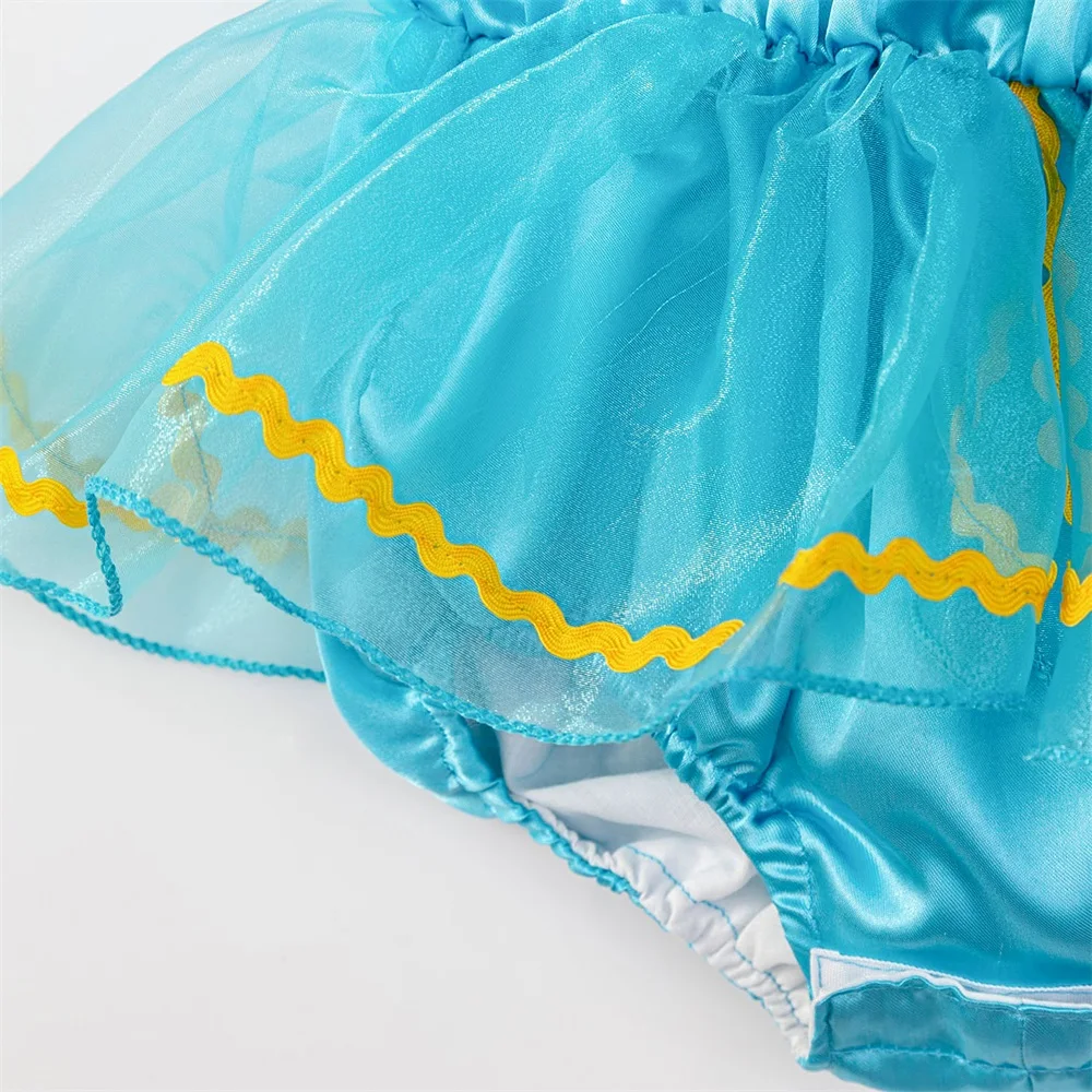 Kleinkind Schneewittchen Gelb Klettern Kleidung Baby Frozen Elsa Crawl Kleid Mädchen Taufe Abendkleid Kleinkind Aladdin Kostüme Tragen – Detail 13