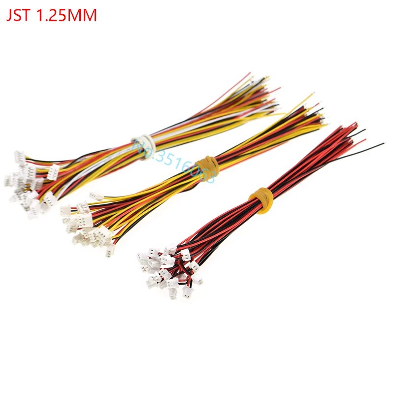 10 pièces 1.0 1.25 1.5 2.0 2.54 Sh/Jst/Zh/Ph/Xh 1.0mm 1.25mm 1.5mm 2.0mm 2.54mm connecteur femelle avec fil 2/3/4/5/6/7/8/P broche – Image 3