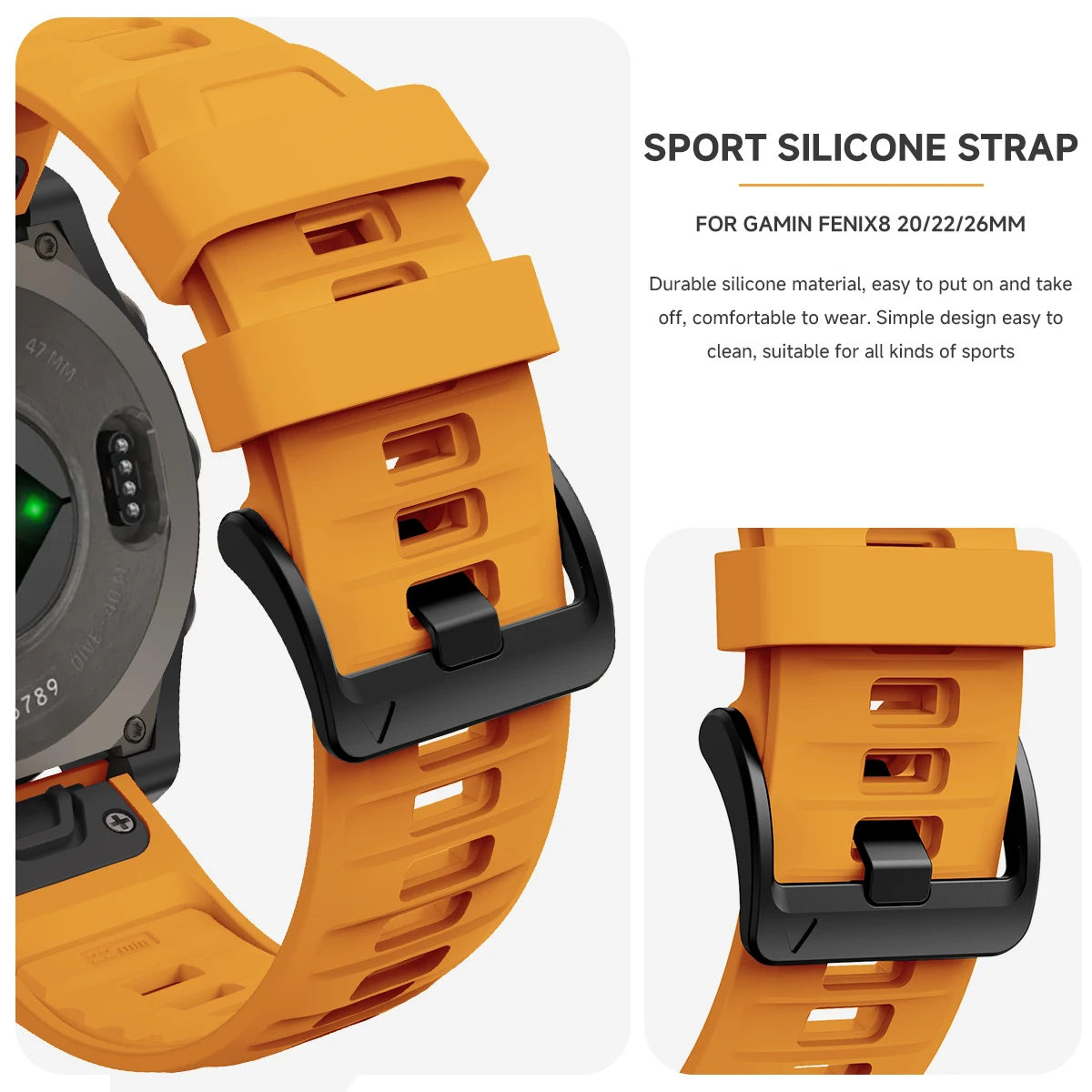 Premium Silicone Strap Bracelet