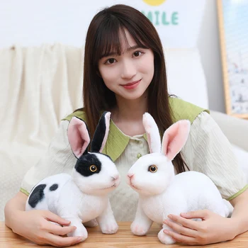 Realistic Plush Bunny Toy 1