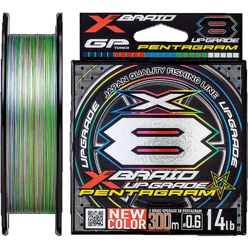 

YGK X-Braid Upgrade X8 пятиконечная полиэтиленовая рыболовная леска