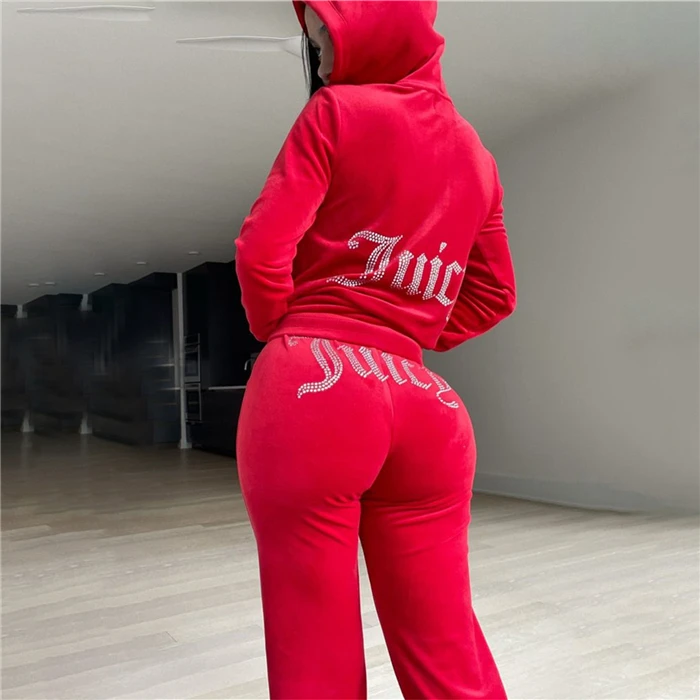 Fashionable Women's Casual Sportswear Set Hoodie Pants Tracksuit Comfortable Breathable Spring Seasonal Clothing 4