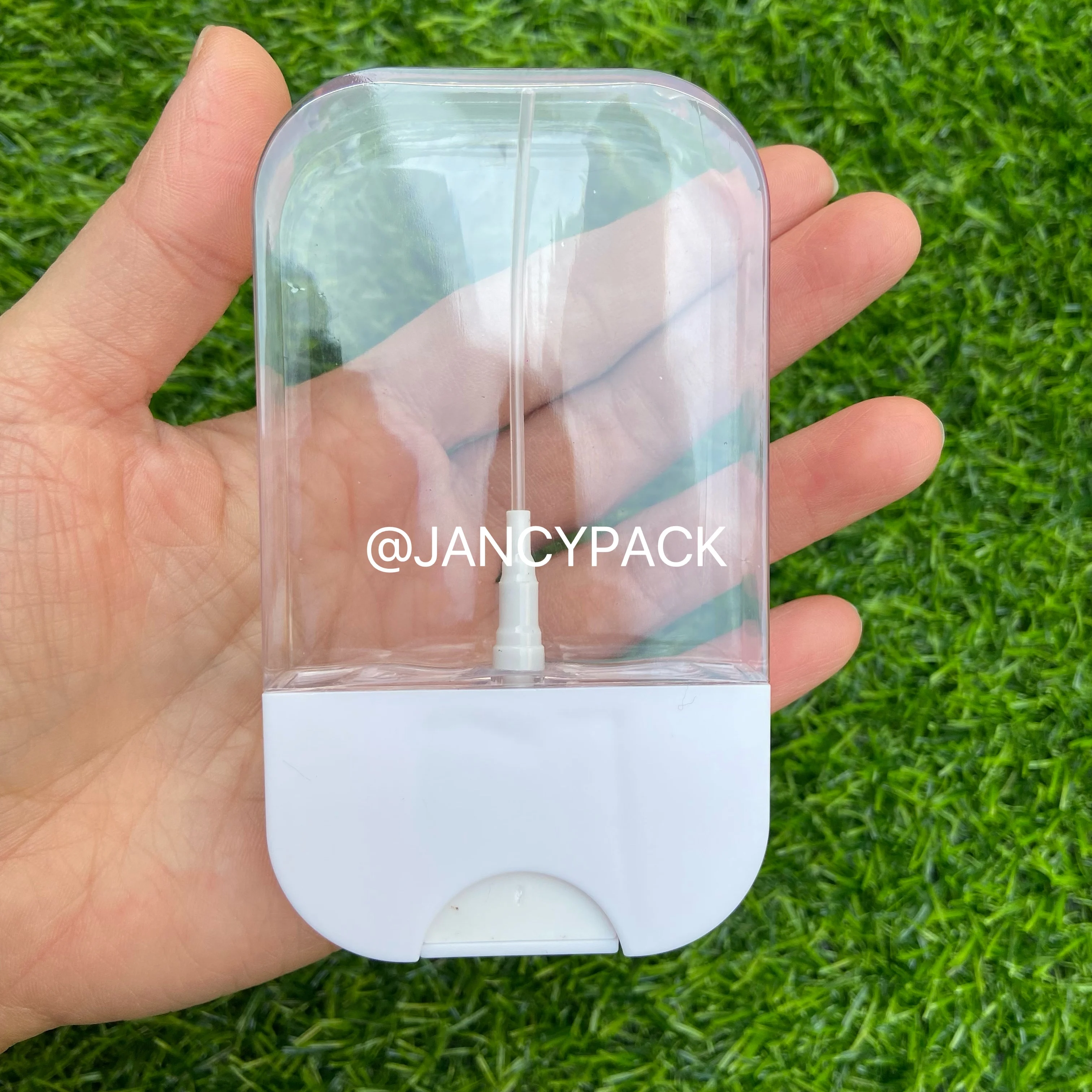 50ml White Empty Perfume Disinfectant Lotion Travel Bottle 