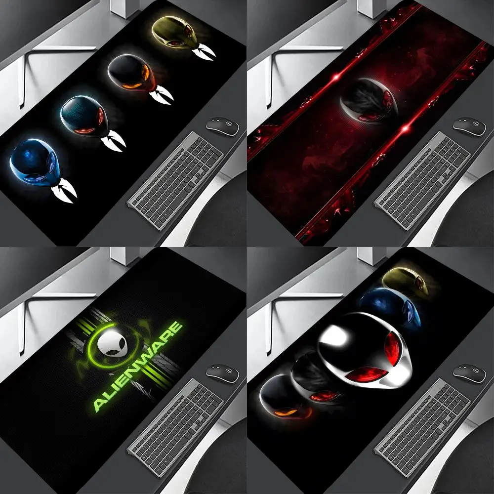 Luxurious And Cool A-Alienwares  Mouse Pad Professional E-Sports Mouse Pad Fine Surface Gaming Rubber Mouse Pad Smooth Desk Pad