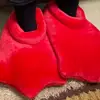 1 Pair Duck Feet Plush Slippers Unisex Cartoon Cotton Shoes Keep Warm Non-Slip Soles Ultra-Soft Cold Weather Indoor Shoes 4