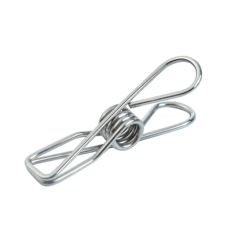 

Wind Resistant Clips Stainless Steel Clip Clothes Holder Durable Affordable Price Food Clip Multifunctional Home Accessory