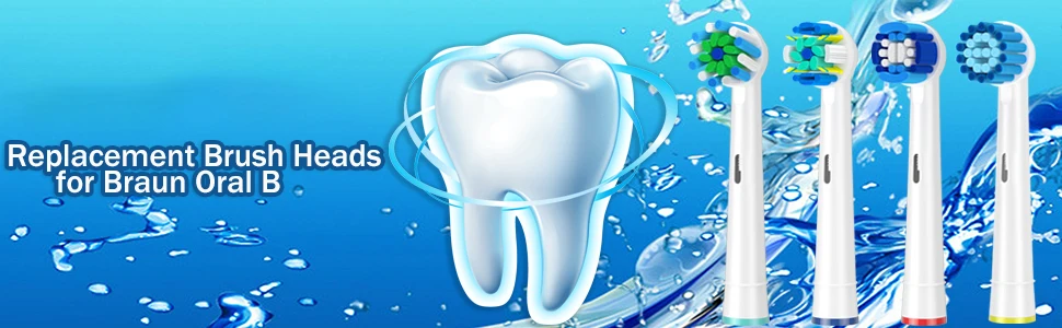 Description Picture 2 of itemReplacement Toothbrush Heads Compatible with Braun Oral b 7000/Pro 1000/9600/ 5000/3000/8000/Genius and Smart Electric Toothbrus