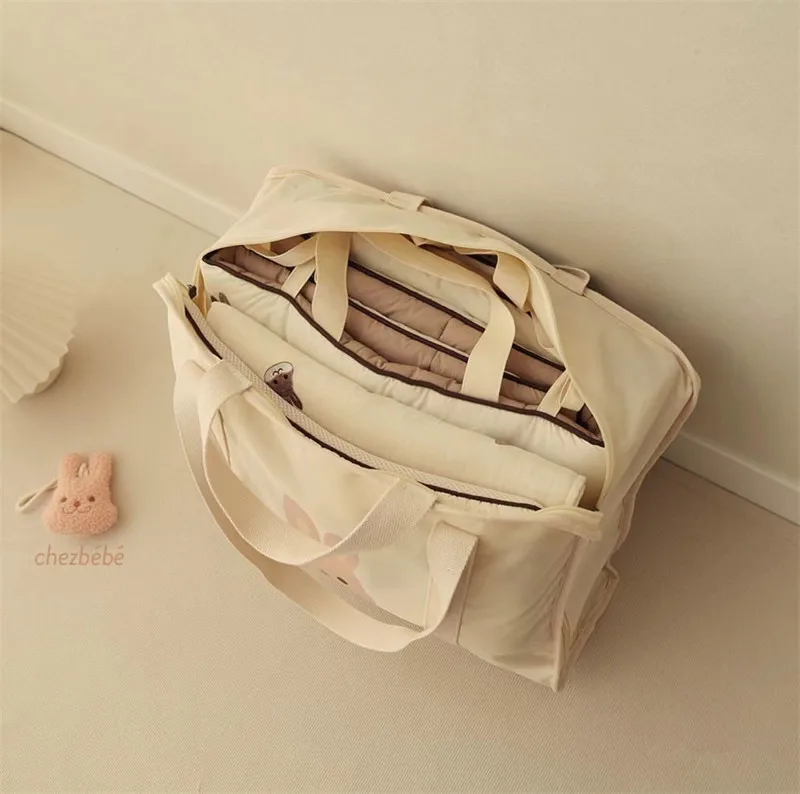 Kindergarten Quilt Storage Bag Thickened Waterproof Moisture-proof Moving Packing Bag Clothing Sorting Bag Oxford Diaper Bags 5