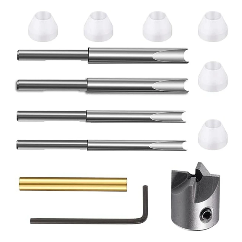

Woodworking Pen Barrel Trimmer Kit, Trimmer Set, Trimming System With Carbon Steel Cutter Shafts, For Pen Kit Preparation