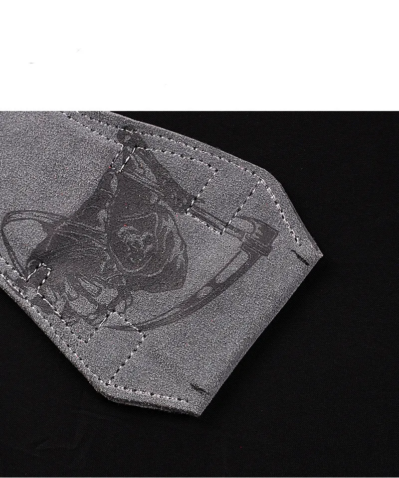 Death Pattern Cowhide Gym Gloves Grips Anti-Skid Weight Power Belt Lifting Pads Deadlift Belt Workout Crossfit Fitness Gloves 5
