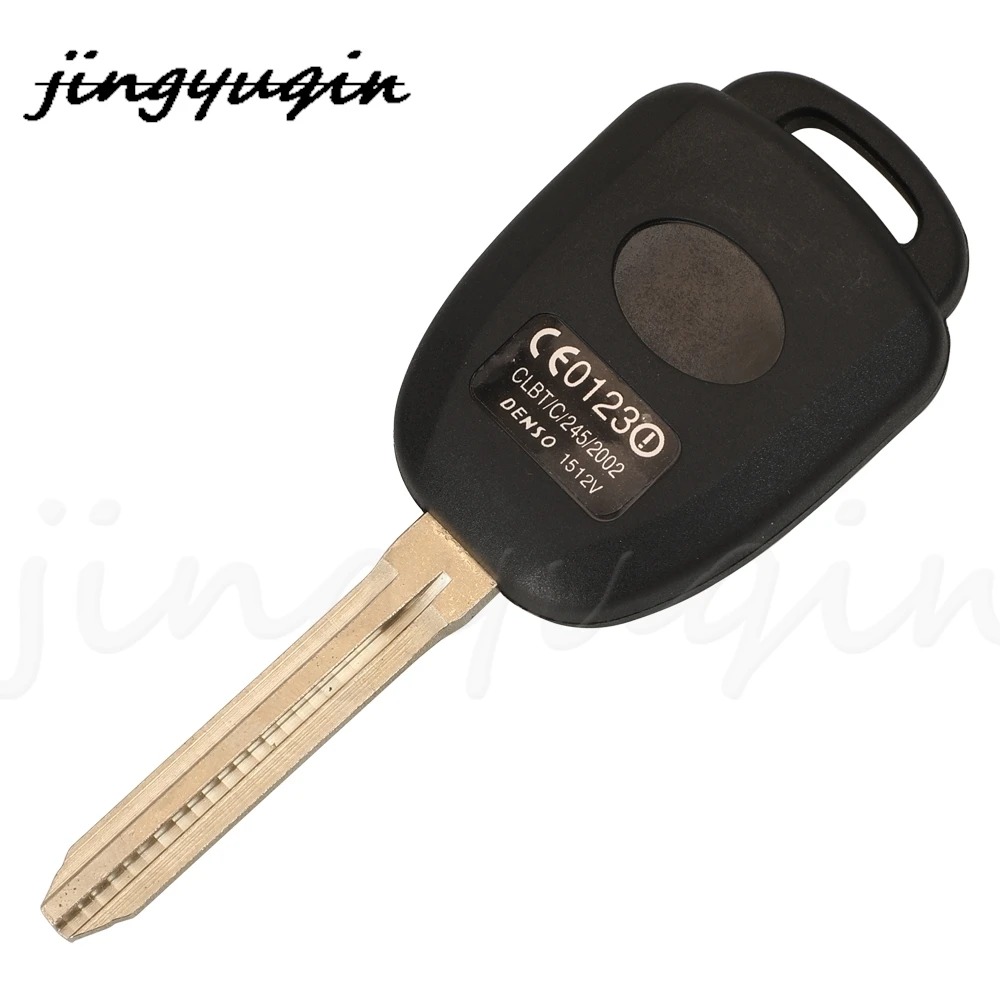 Jingyuqin Replacement Remote Car Key Shell Case with TOY43 Blade