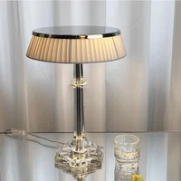Lampe de Table moderne lampe de bureau en cristal lampes sur pied nordiques salon Luminaria lampes déco salon W30CM H42CM 2