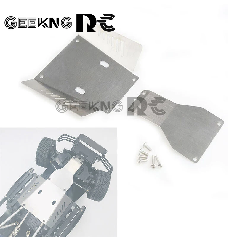 

Stainless Steel Chassis Armor Protective Guard Plate Simulation For TAMIYA CC01 RC Car Upgrade Parts