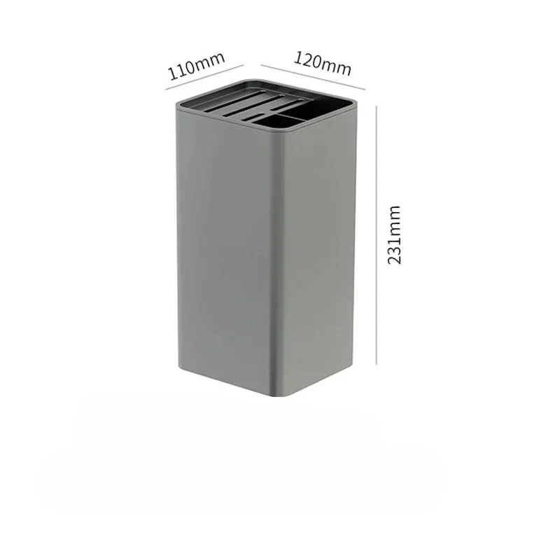 Universal Knife Block, Stainless Steel Universal Knife Holder Block, Modern Kitchen Knife Storage Organizer for Countertop 6