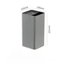 Universal Knife Block, Stainless Steel Universal Knife Holder Block, Modern Kitchen Knife Storage Organizer for Countertop 6