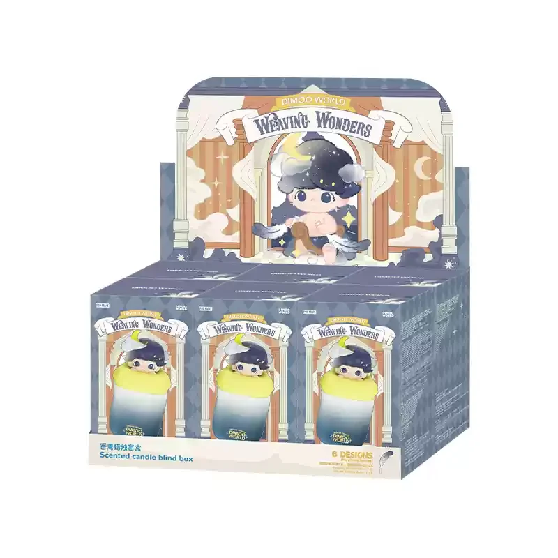 Nueva caja sorpresa para velas de aromaterapia de la serie Dream Inside y Outside de Popmart Bubble Mart Dimoo, regalo para amantes de la Navidad