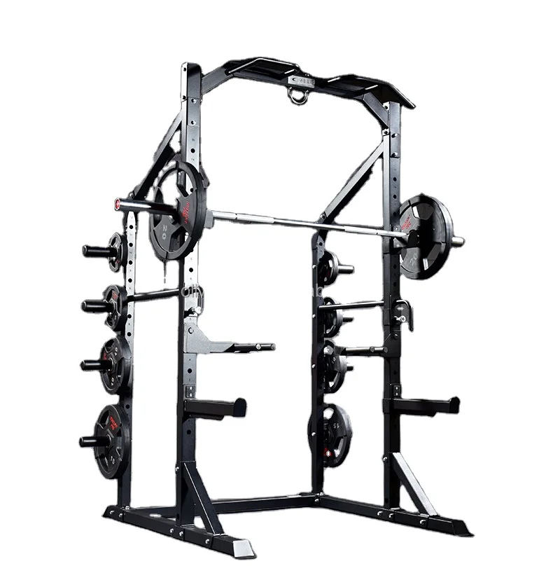 Tipo Di Telaio Per Bilanciere Squat Rack Free Bench Press Rack Attrezzature Per Il Fitness Set Di Attrezzature Integrate Multifunzionali Per Uso Domes