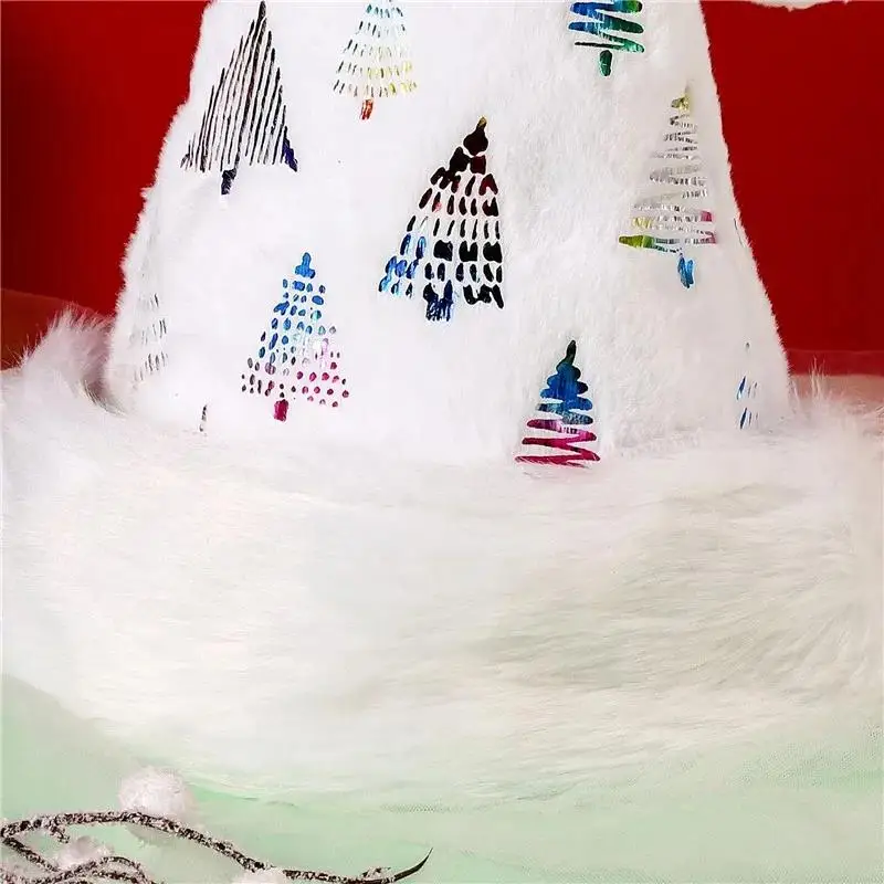 Best-selling New Santa Hat For Adults Big Comfort Plush White Velvet Unisex Child Christmas Women Man Holiday