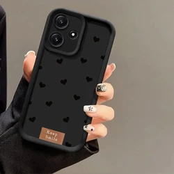 Heart - Shaped LOVE Phone Case - Stylish and Protective Design - Galaxy A21s (Black)
